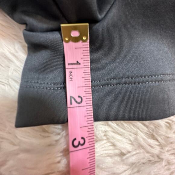 Blanc Noir Lace Up Gray Romper Sz M - Picture 9 of 12